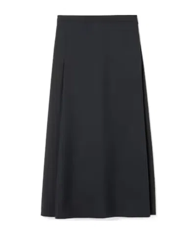 Gucci Wool Skirt With Embroidery In Black