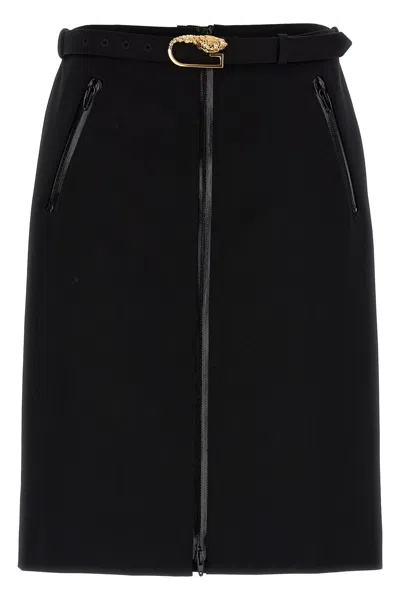 Gucci Wool Skirt With Removable Belt