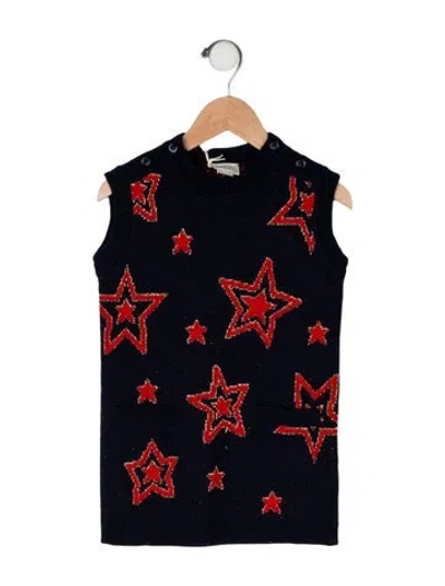 Pre-owned Gucci Babies' Wool Sleeveless Dress W/tags In Multi