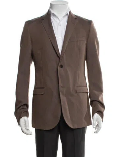 Pre-owned Gucci Wool Sport Coat In Brown