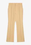 Gucci Wool Straight-leg Pants In Neutral
