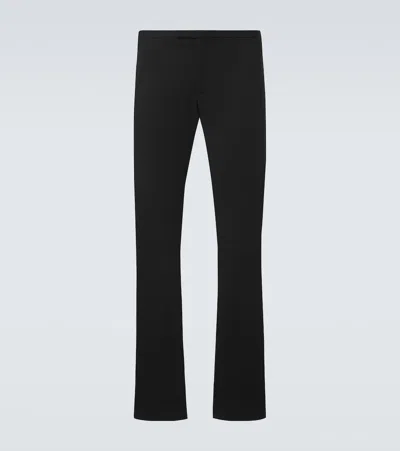 Gucci Wool Straight Pants In Black