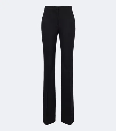 Gucci Wool Straight Pants In Black