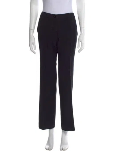Pre-owned Gucci Wool Straight-leg Pants In Neutral