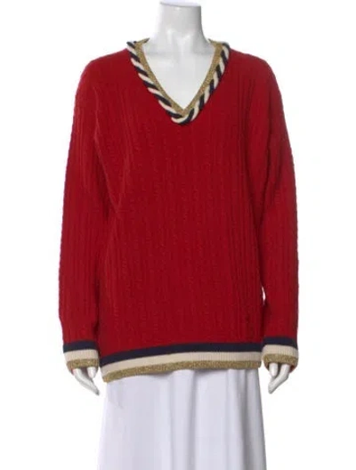 Pre-owned Gucci Wool Striped Sweater