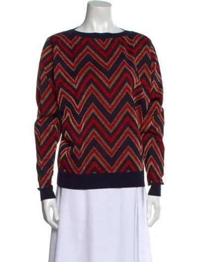 Pre-owned Gucci Wool Striped Sweater