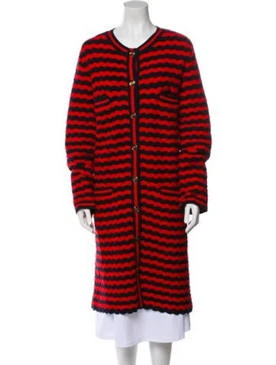 Pre-owned Gucci Wool Striped Sweater In Multi