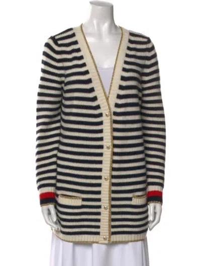Pre-owned Gucci Wool Striped Sweater In Multi