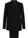 Gucci Double-breasted Suit In Black