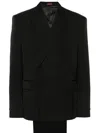 Gucci Gg-jacquard Suit In Black