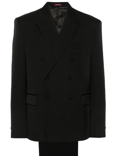 Gucci Wool Suit In Black