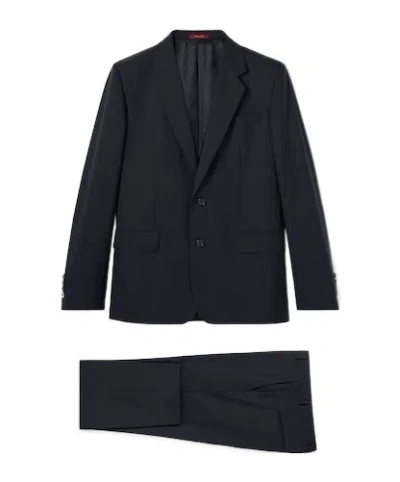 Gucci Wool Suit In Blue