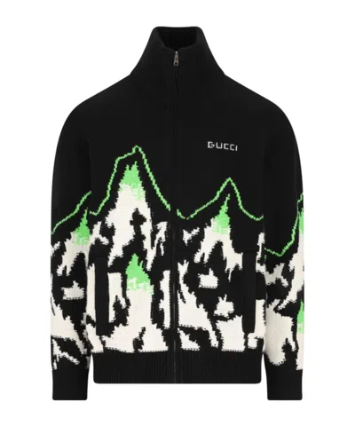 Gucci Wool Sweater In Black