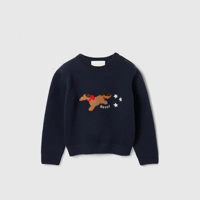 Gucci Babies' Wool Sweater In Black