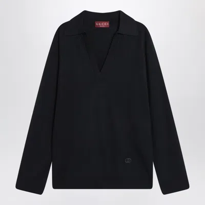 Gucci Wool Sweater In Black