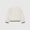 Gucci Wool Sweater With Web In White