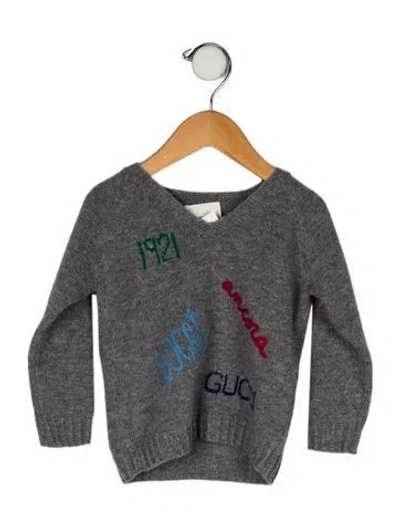 Pre-owned Gucci Babies' Wool Sweater W/tags In Grey