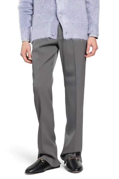 Gucci Wool Tailored Pants In Gray