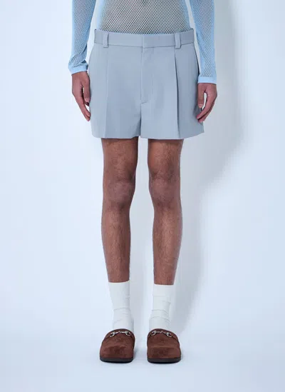 Gucci Wool Tailored Shorts In Grey