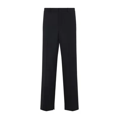 Gucci Wool Tailored Trousers In Black