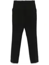 Gucci Mid-rise Flared Trousers With Embroidered Logo