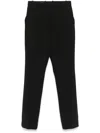 Gucci Mid-rise Flared Trousers With Embroidered Logo