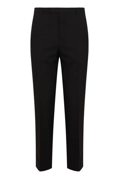 Gucci Tapered Trousers In Black