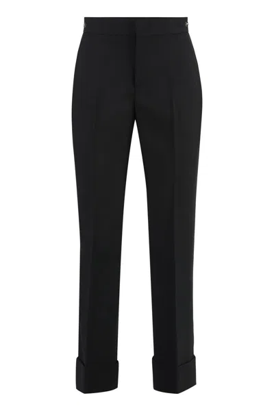 Gucci Wool Trousers In Black