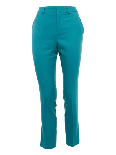 Pre-owned Gucci Wool Trousers In Blue