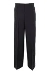 Gucci Wool Trousers In Grey