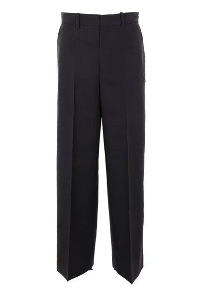 Gucci Wool Trousers In Grey