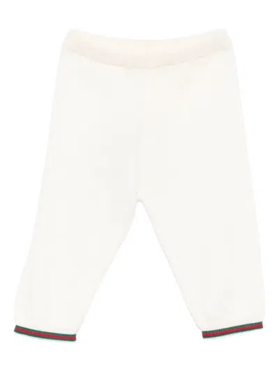 Gucci Babies' Wool Trousers In Neutral