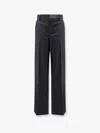 Gucci Pants Woman Grey Woman In Gray