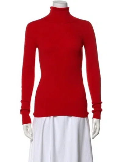 Pre-owned Gucci Wool Turtleneck Sweater W/ Tags In Red