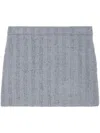 Gucci Mid-rise Tweed Miniskirt