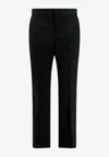 Gucci Wool Twill Cropped Pants