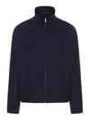 Gucci Wool Twill Embroidered Jacket In Blue