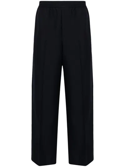 Gucci Wool Twill Jogging Pants In Black