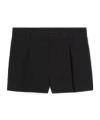 Gucci Shorts Dark Grey In Wool Twill Men In Black