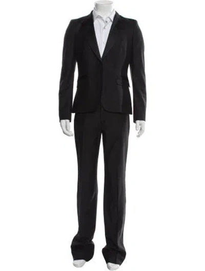 Pre-owned Gucci Wool Two-piece Suit In Black