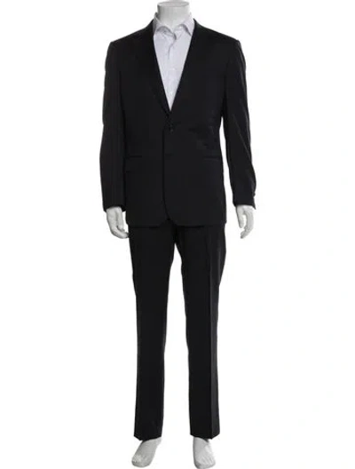 Pre-owned Gucci Wool Two-piece Suit In Black