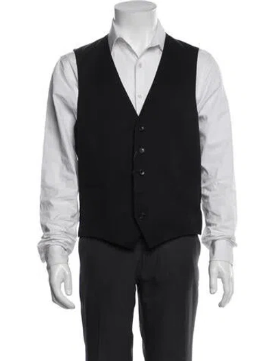 Pre-owned Gucci Wool Vest In Black