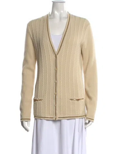 Pre-owned Gucci Wool V-neck Sweater