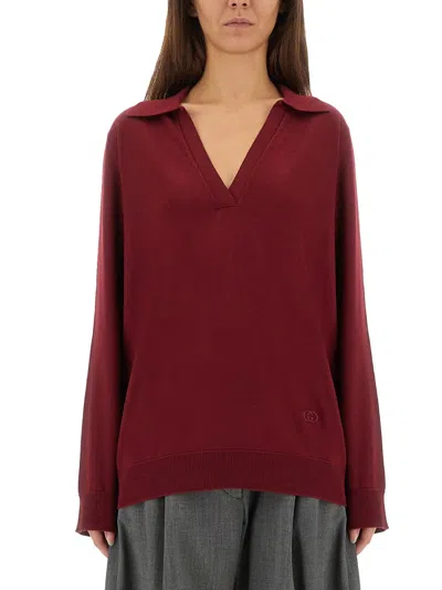 GUCCI WOOL V-NECK SWEATER