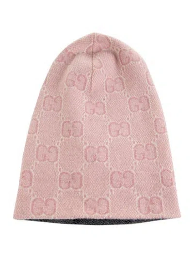 Pre-owned Gucci Wool Winter Hat In Gray