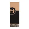 Gucci Wool With Interlocking G Scarf In Black