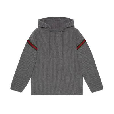GUCCI WOOL ZIPPED SWEATSHIRT