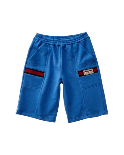 Gucci Wool-blend Bermuda Short In Blue
