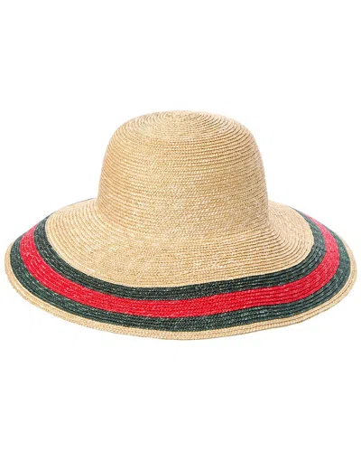 Gucci Woven Hat In Neutral
