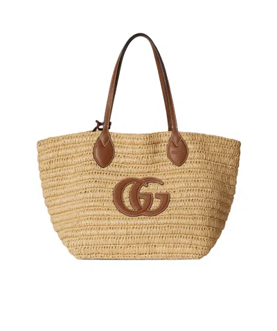Gucci Woven Medium Tote Bag